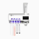 Dispenser Automático Pasta De Dente + Suporte De Escovas Uv