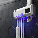 Dispenser Automático Pasta De Dente + Suporte De Escovas Uv